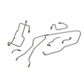 Brake Line Set-Steel Tubing-Standard Drum Brakes-56-62