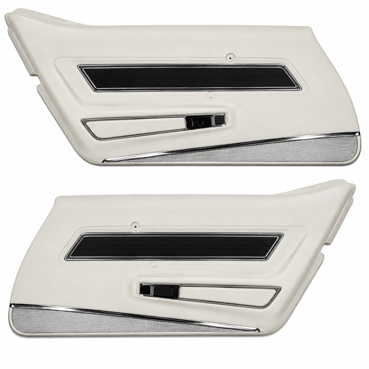 Panel Deluxe With Insert Plate Black Complete Pair-77