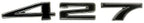 Emblem Set Hood-427-With Speednuts Imported-6 Pieces-67-69