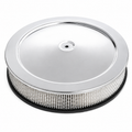 RPC 14"x3" Chrome, Top Muscle Car Style-Air Cleaner with Recessed Base
