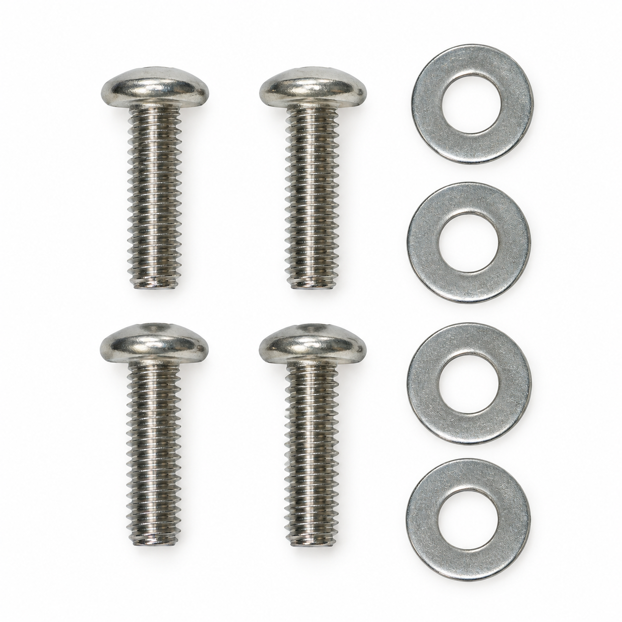 SCREW SET-SOFT TOP AND HARDTOP REAR BOW LOCK PIN BRACKET-8 PIECES-68-75