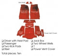 Carpet Set Complete Coupe-80-20 Loop Rayon/Nylon No Pad-65-66