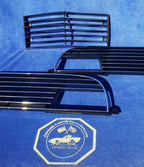 Grille Set Black With Chrome Edge Left Right Center-73 & 74 Update