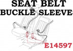 Sleeve Seat Belt Buckle-8.5 Inches Long Buckle Not Included Colors Each-74-82