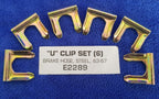 Clip U Brake Hose-6 Pieces-53-96