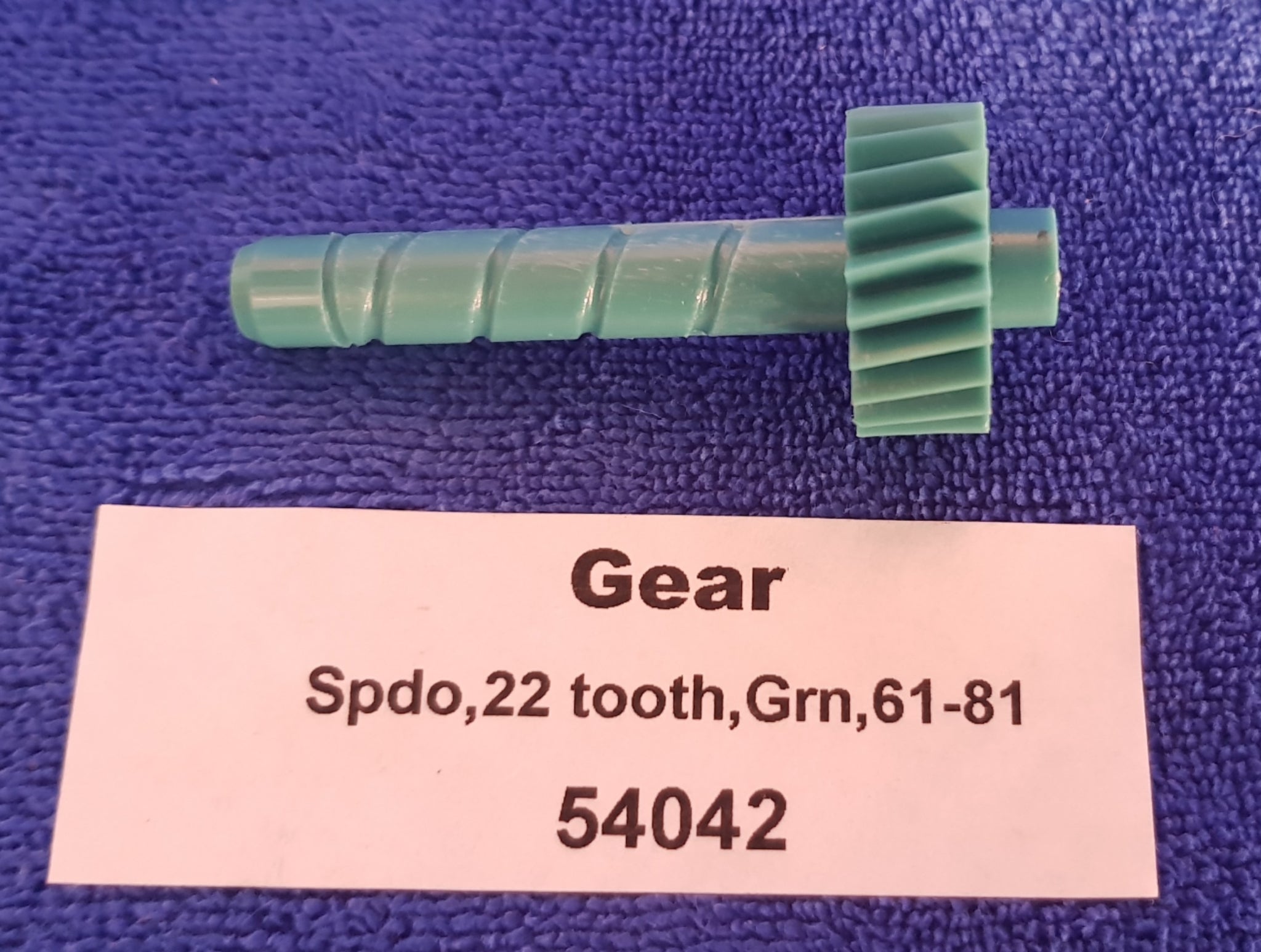 Gear Speedometer Drive Green-22 Tooth-3.70 Rear Nylon-61-81