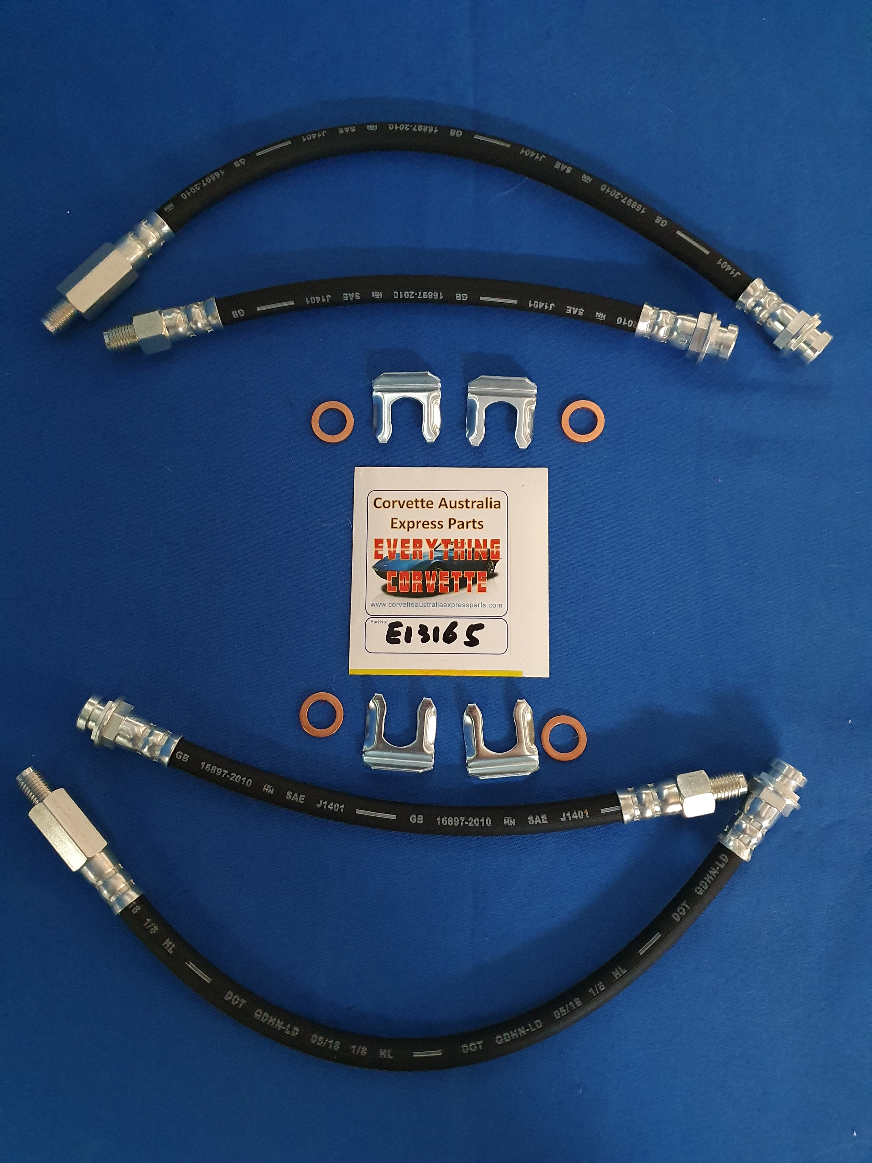 Brake Hose Car Set With Clips And Washers-63-82
