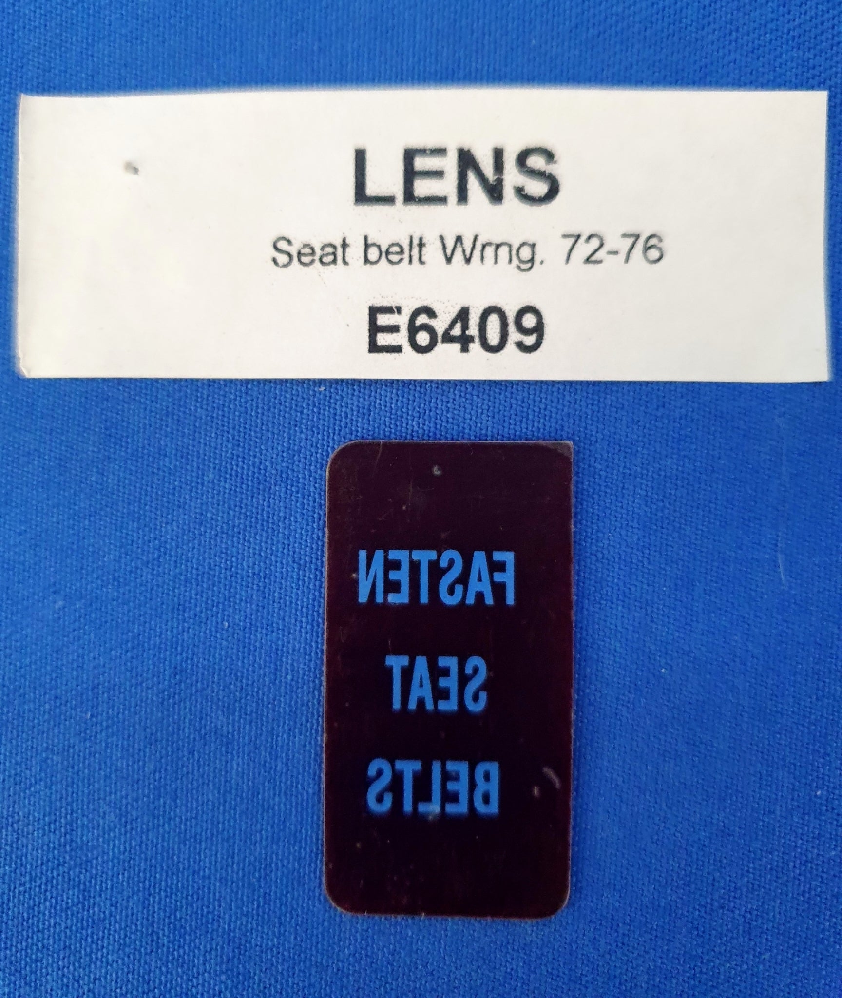 Lens Fasten Seat Belts Warning-72-76