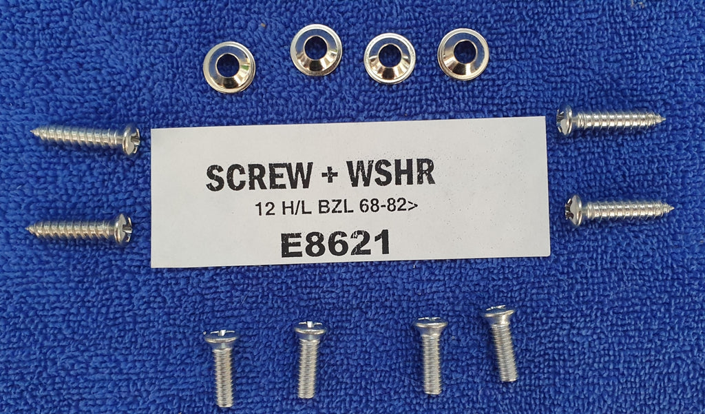 Screw And Washer Set Headlamp Bezel-12 Pieces-68-82