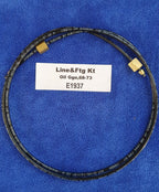Line And Fitting Kit Oil Pressure Small Block Black Nylon-68-73