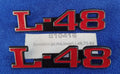 Emblem Set Hood L-48-Import Pair-73-82