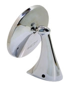 Mirror Exterior Rear View With Bow Tie Logo Left With Mounting Kit-63L-67