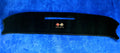 Dash Cover Mat Dashboard Pad With Corvette Logo 68-77 / Black