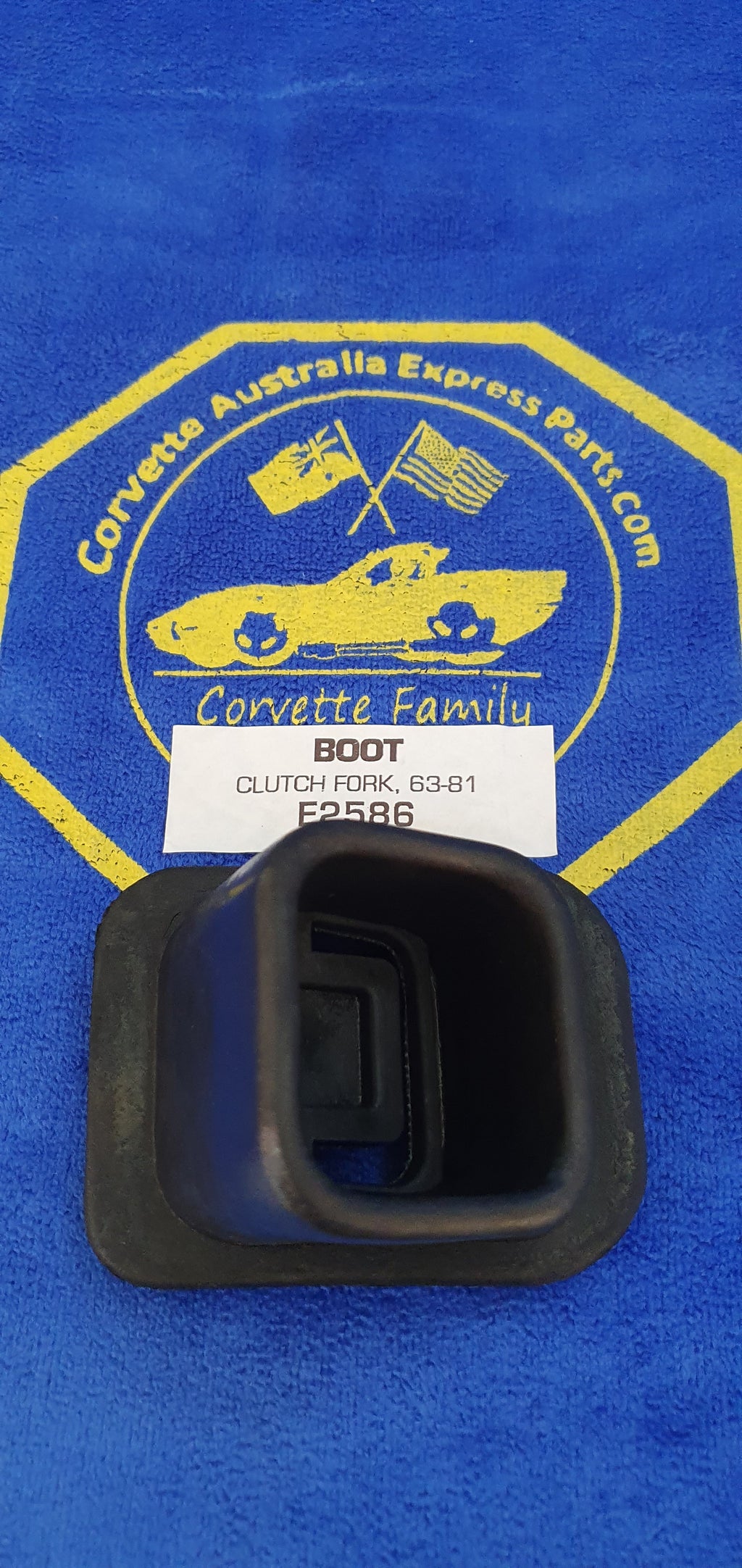 Boot Clutch Fork Black, Rubber-63-81