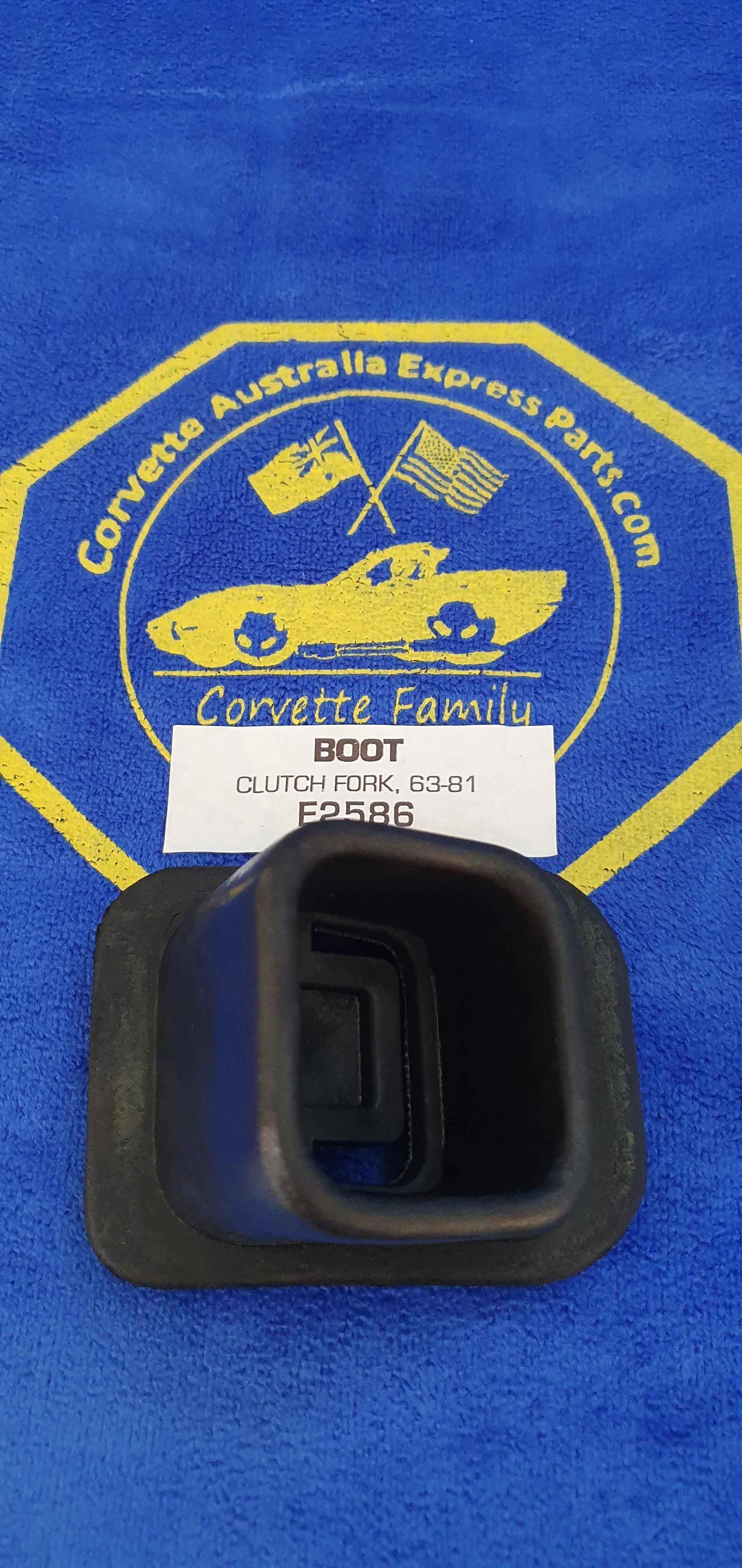 Boot Clutch Fork Black, Rubber-63-81