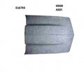Hood Assembly Hand Layup Good Used -77-79
