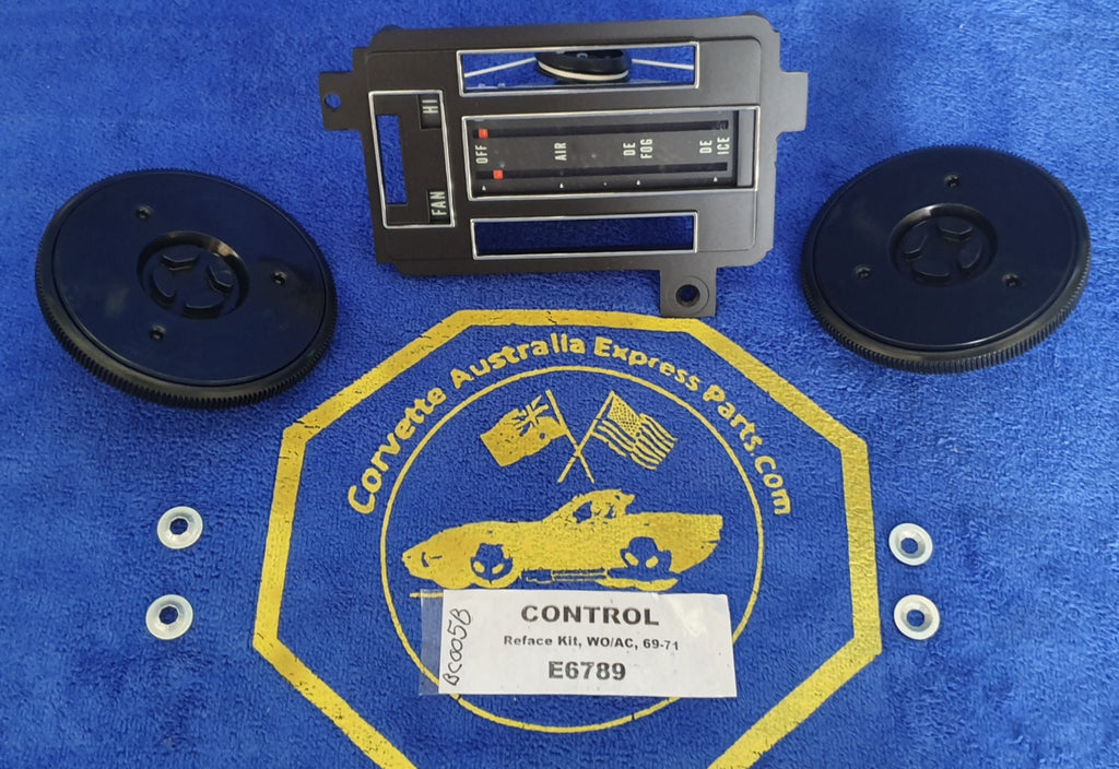 Control Reface Kit Wo Ac 69-71