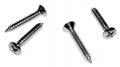 Screw Set Seat Back Panel Chrome-4 Pieces-68-77