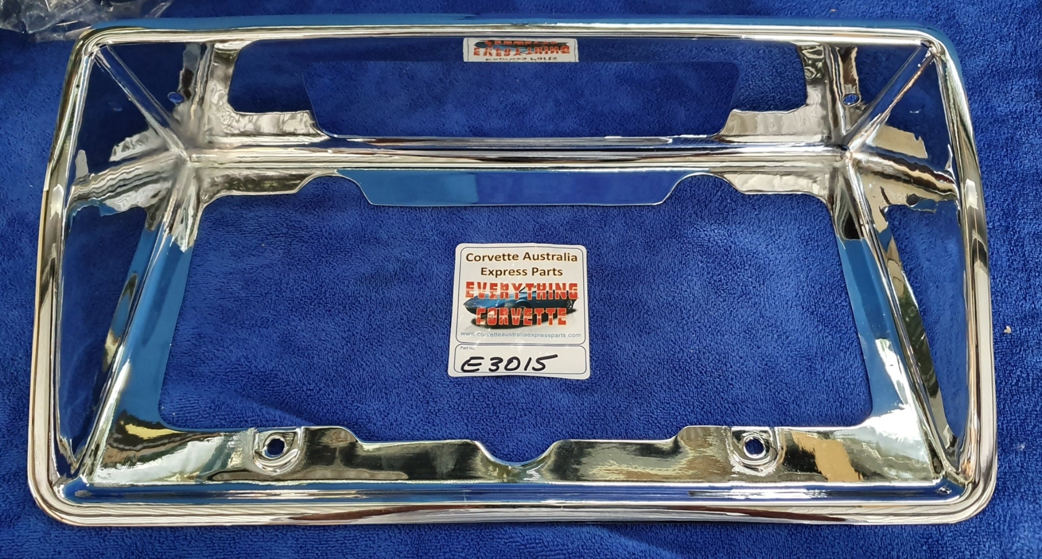 Bezel Rear License Chrome Import-68-73