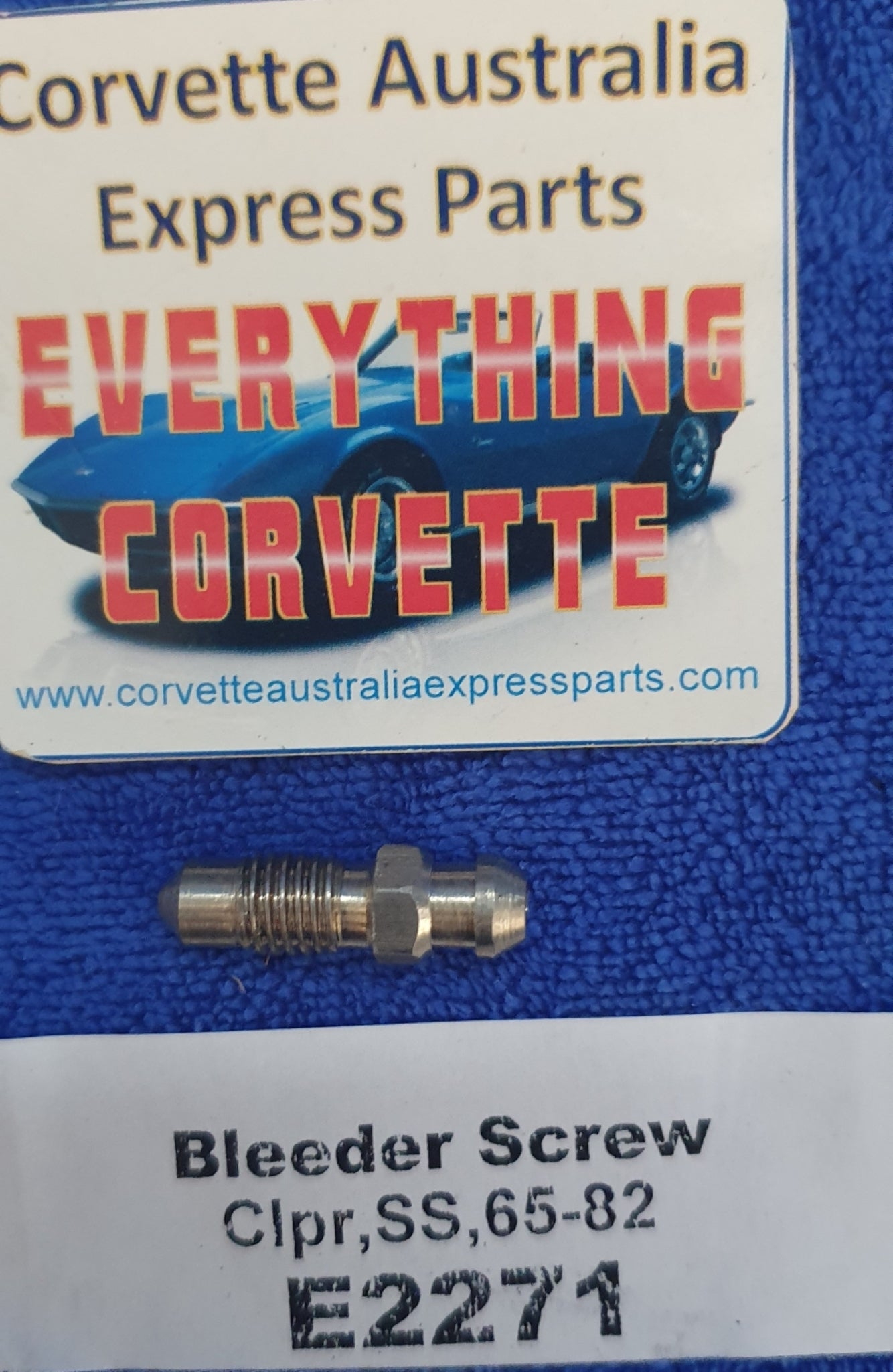 Bleeder Screw Caliper Stainless Steel Each-65-82