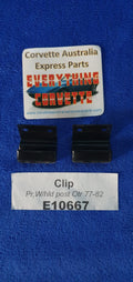 Clip Set Pillar Post Weatherstrip Outer Pair-77-82