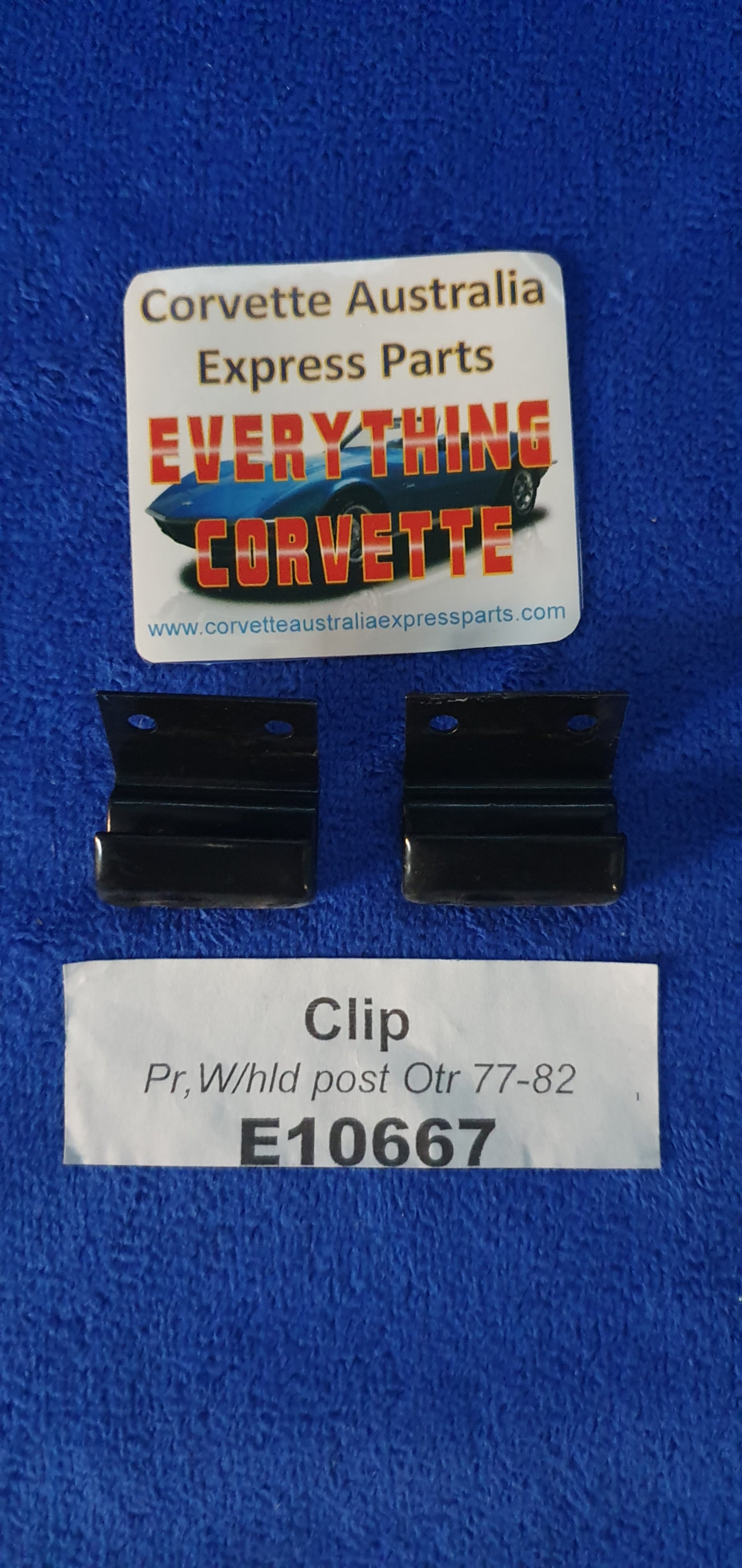 Clip Set Pillar Post Weatherstrip Outer Pair-77-82