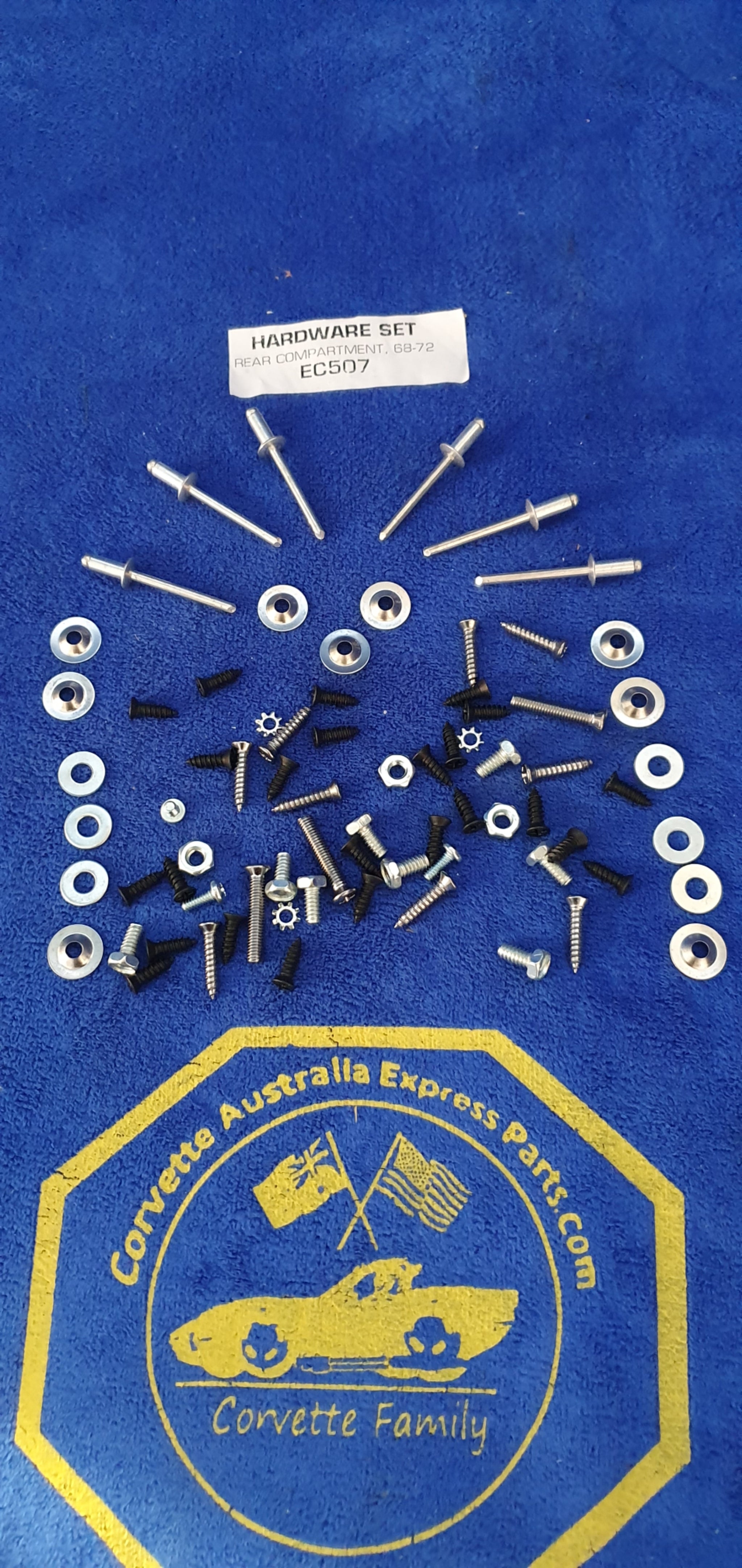 Hardware Set To Install 3-Door Rr Compartment And Main Frame-68-72