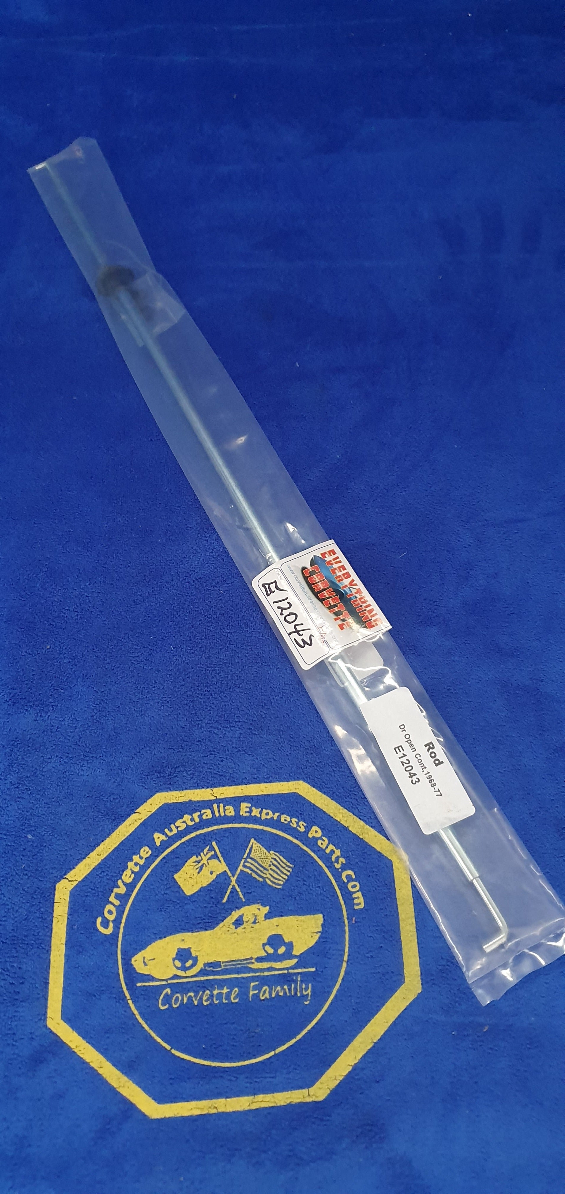 Rod Door Open Control With Clip And Rubber Grommet-68-77