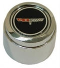 Cap Center Aluminum Wheel With Emblem Replacement Plastic Each-80-81