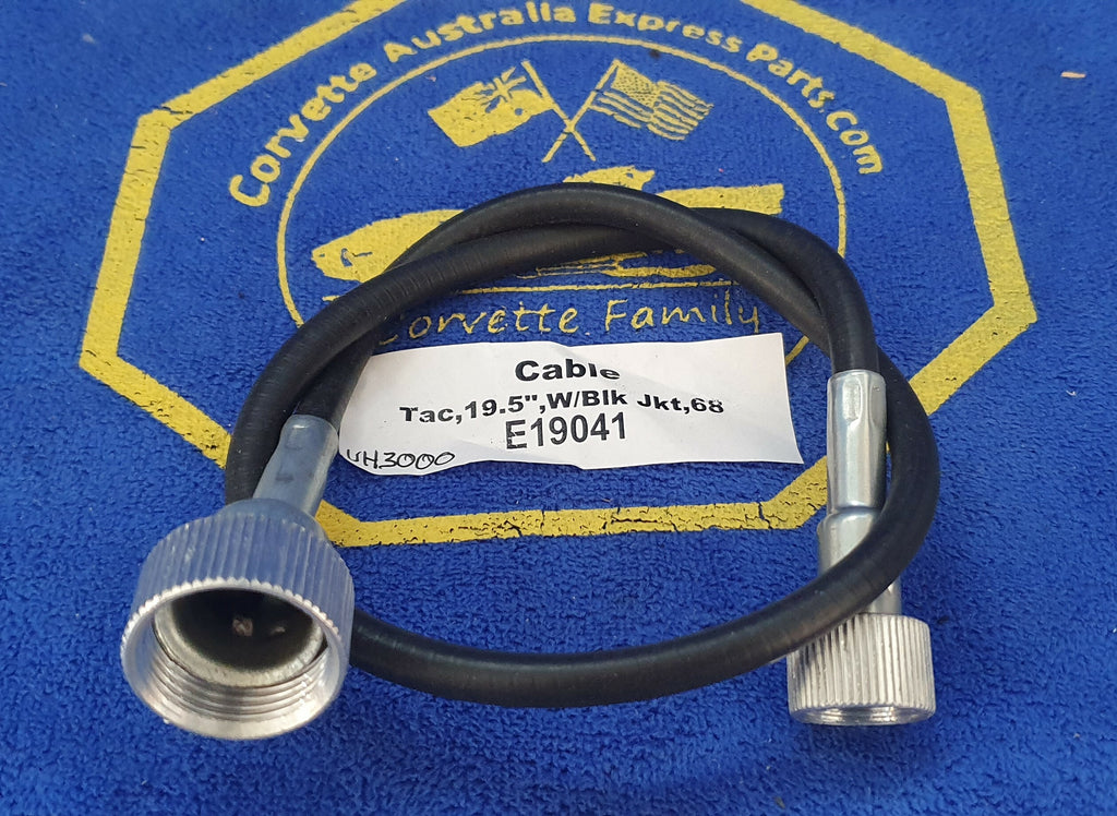 Cable Tachometer-19 1-2 Long With Black Jacket-68
