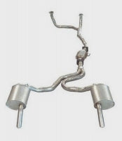 Exhaust System Stock With Converter With 350 Cubic Inch.-80