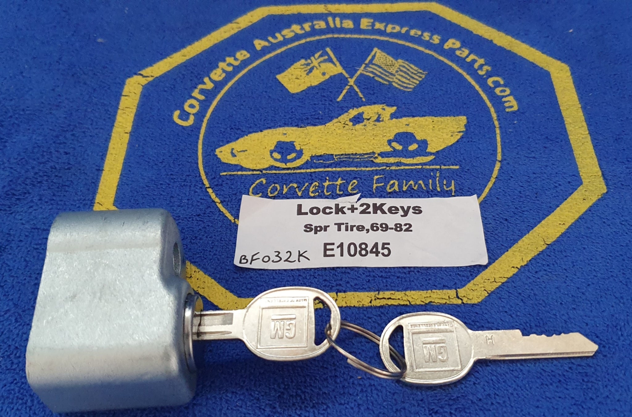 Lock Spare Tire With B Late Keys Large Cap, Large Hole-69-82