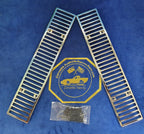 Grille Rear Deck Vent Chrome Pair-68-76