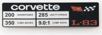 Plate Console Specification L83-82