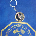 3D Metal New Horse Emblem Badge Keychain Keyring Key Chain Ring Fit For Ford Mustang Gt 500 Cobra Car Styling