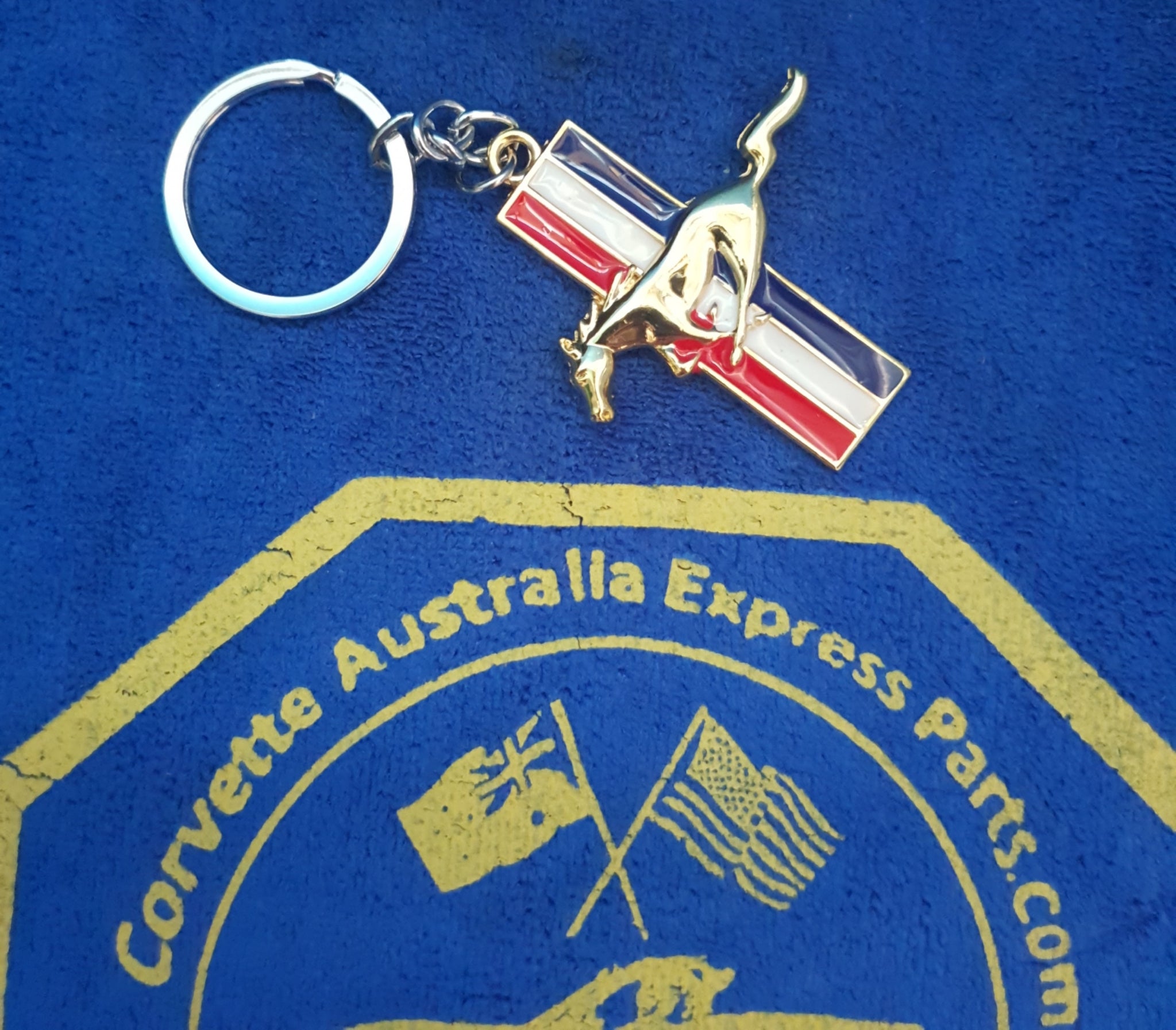 1pcs new 3D Metal Golden silvery Emblem Badge Keychain Keyring Key Chain Fob ring for Mustang GT 500 LEE00029 5AA3