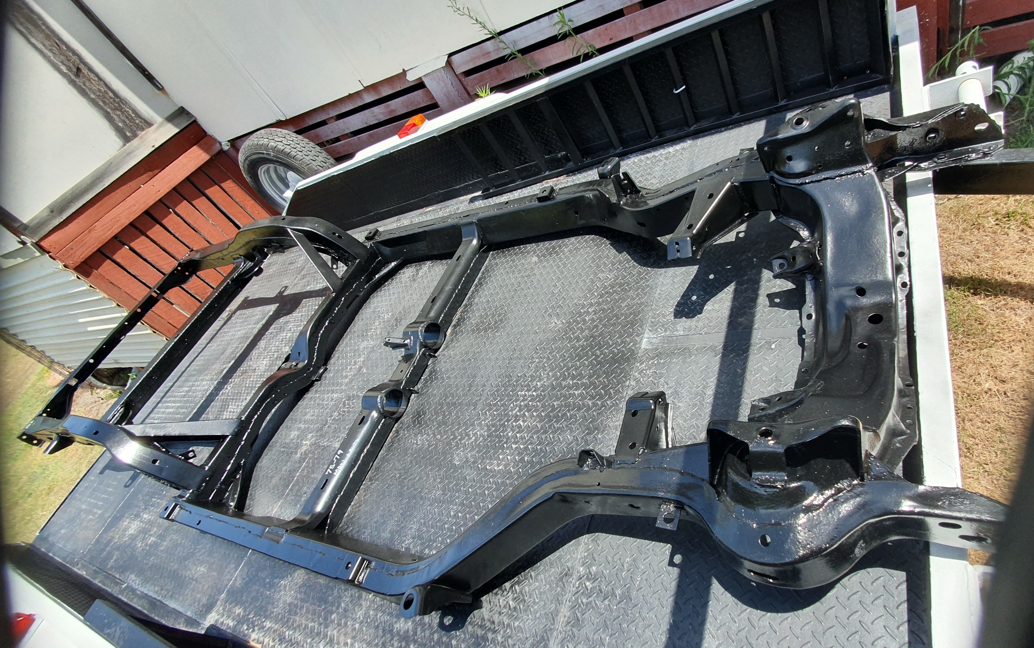 Frame Bare Replacement 76-79 Used Reconditioned Epoxy Painted