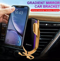 Automatic Clamping Infrared Auto Induction Qi Car Wireless Charger Stand Fast Charging For Iphone 11 Pro Max Xs Samsung S10 S20