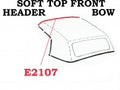 Weatherstrip Soft Top Front Header Bow Usa-68-75