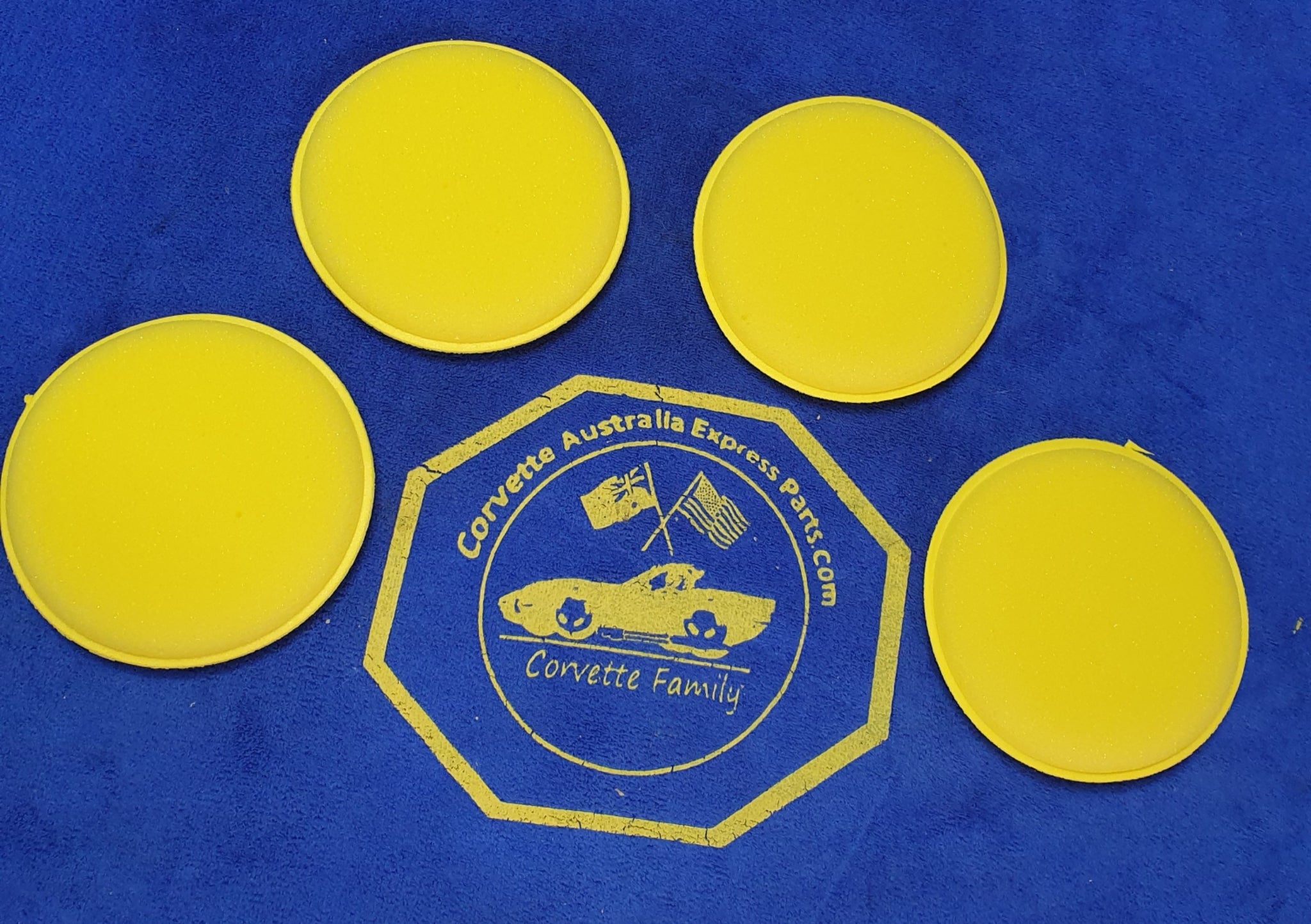 Cleaning Pads Car Waxing Sponge Polishing Applicator Foam Set Of 4
