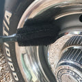 Car Wash Tool Car Tire Brush Special Wheel Brush Cleaning And Cleaning Supplies Tool Steel Ring Brush Black