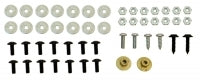 Fastener Kit Soft Top Convertible Top Weatherstrip-50 Pieces-68-75