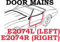 Weatherstrip Door Main Convertible Usa Left-69-75