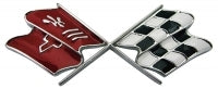 Emblem Fuel Door Cross Flag Usa-69-73