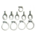 Clamp Set Heater Radiator Hose-350-W/ Air Conditioning-10 Pieces-71-72