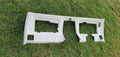 Right Hand Dash Fiberglass Molding Only Complete Upper & Lower