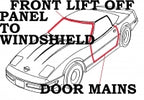 Weatherstrip Kit Convertible Body Usa-4 Piece-90-96