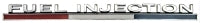 Emblem Front Side Fender Fuel Injection Each Usa-63-64