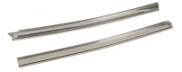 Molding Windshield Outer Reveal Polished Stainless Steel Reproduction Pair-68-72