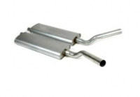 Muffler Stainless Steel Oval-2 Inch Pair-56-62